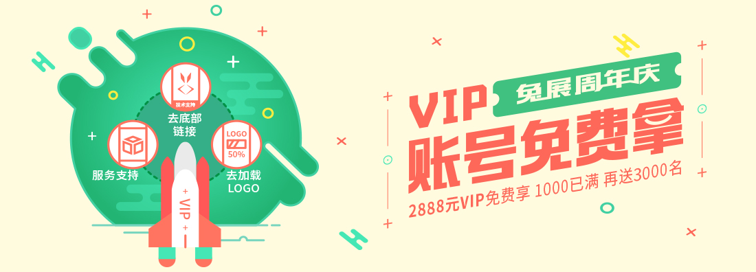 免費領取價值2888元三個月VIP特權-兔展周年慶