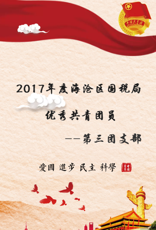 海沧区国税局2017年度优秀共青团员风采展示